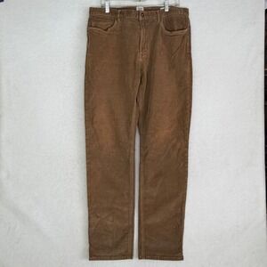 Flint and Tinder 365 Corduroy Pants Mens 36x32 Brown Straight Fit Huckberry